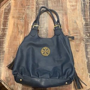 Tory Burch hand bag- blue